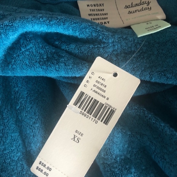 Anthropologie | RHEA BOAT-NECK TOP | Size XS - Picture 6 of 7